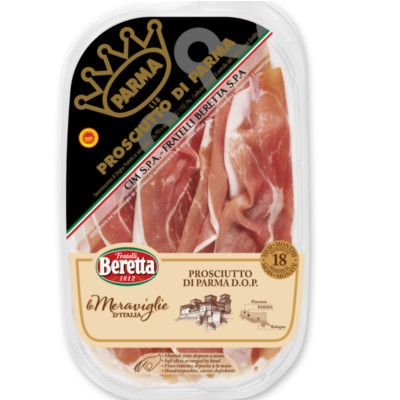 jambon de Parme 18 mois AOP tranché 80g Merveilles d'Italie BERETTA