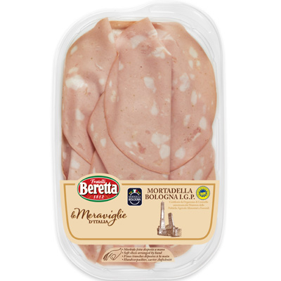 8007660294727_Mortadelle Bologna IGP 100g MERVEILLES D'ITALIE BERETTA