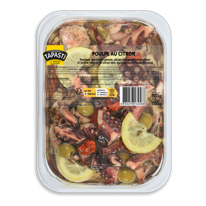 3760278132588 POULPE AU CITRON 720 G TAPASTI